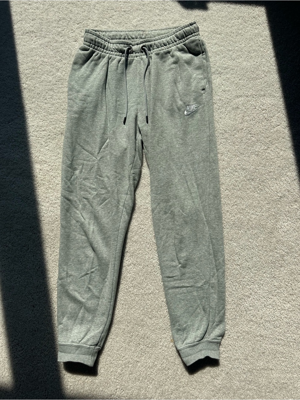 Nike women’s Olive-Style Fleece Joggers with Embroidered Logo